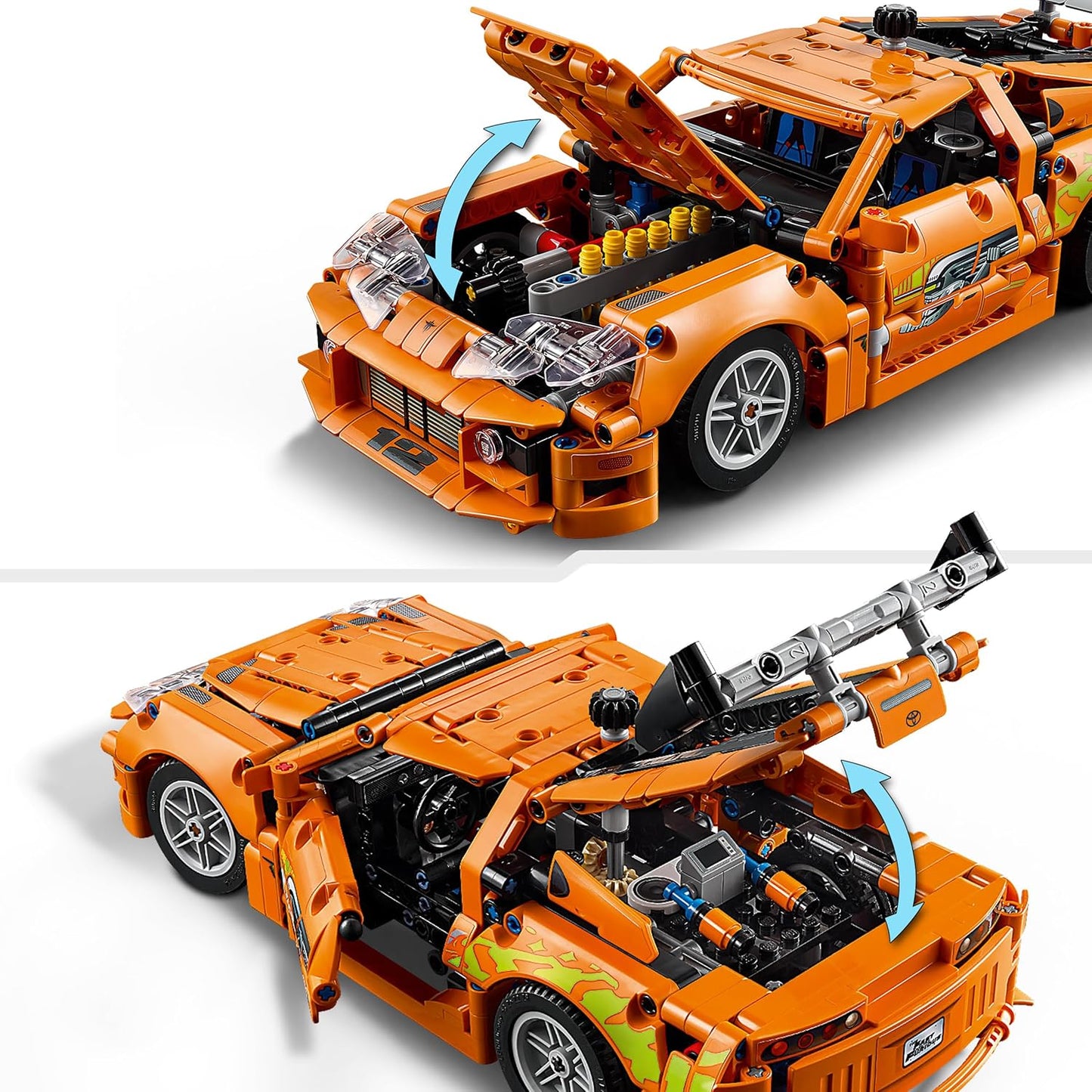LEGO Technic Fast and Furious Toyota Supra MK4 Toy Car Model Kit 42204 Building Blocks Toys for 9+ Gift for Boys and Girls