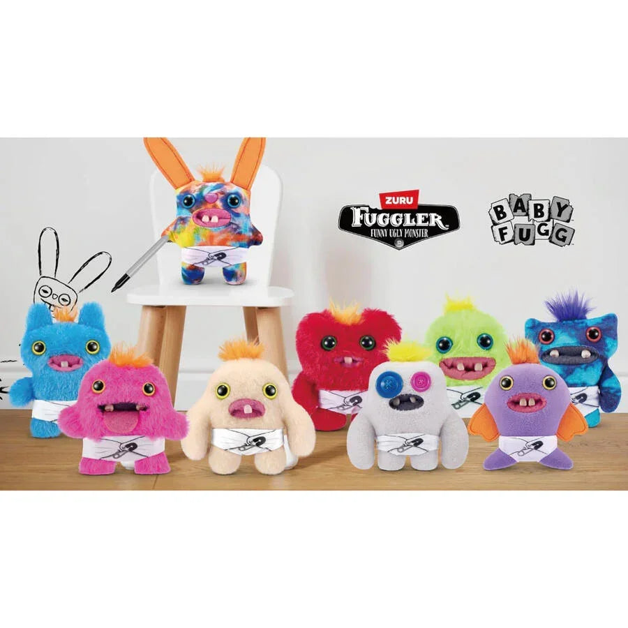 Fuggler - ZURU Baby Fugg Series Funny Ugly Monster Series Collectible-Assorted Multi-Color - 1 Piece - Jaiman Toys
