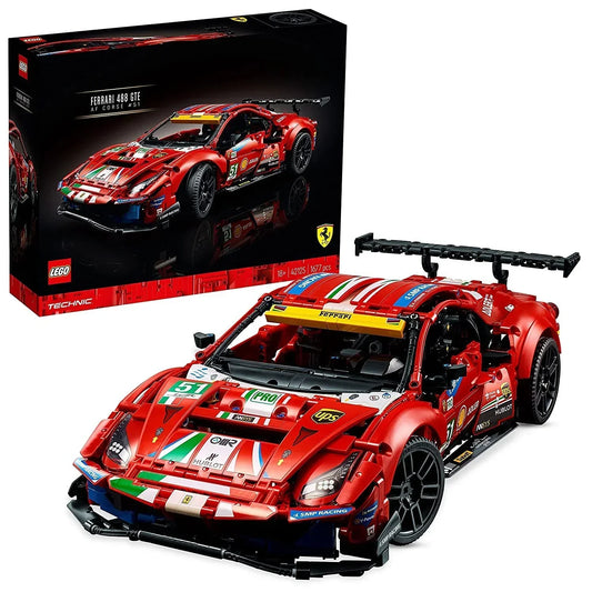 LEGO 42125 Ferrari 488 GTE “AF Corse #51” V29 Building Blocks - Jaiman Toys