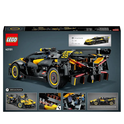 LEGO Technic Bugatti Bolide 42151 Building Toy Set (905 Pcs),Multicolor