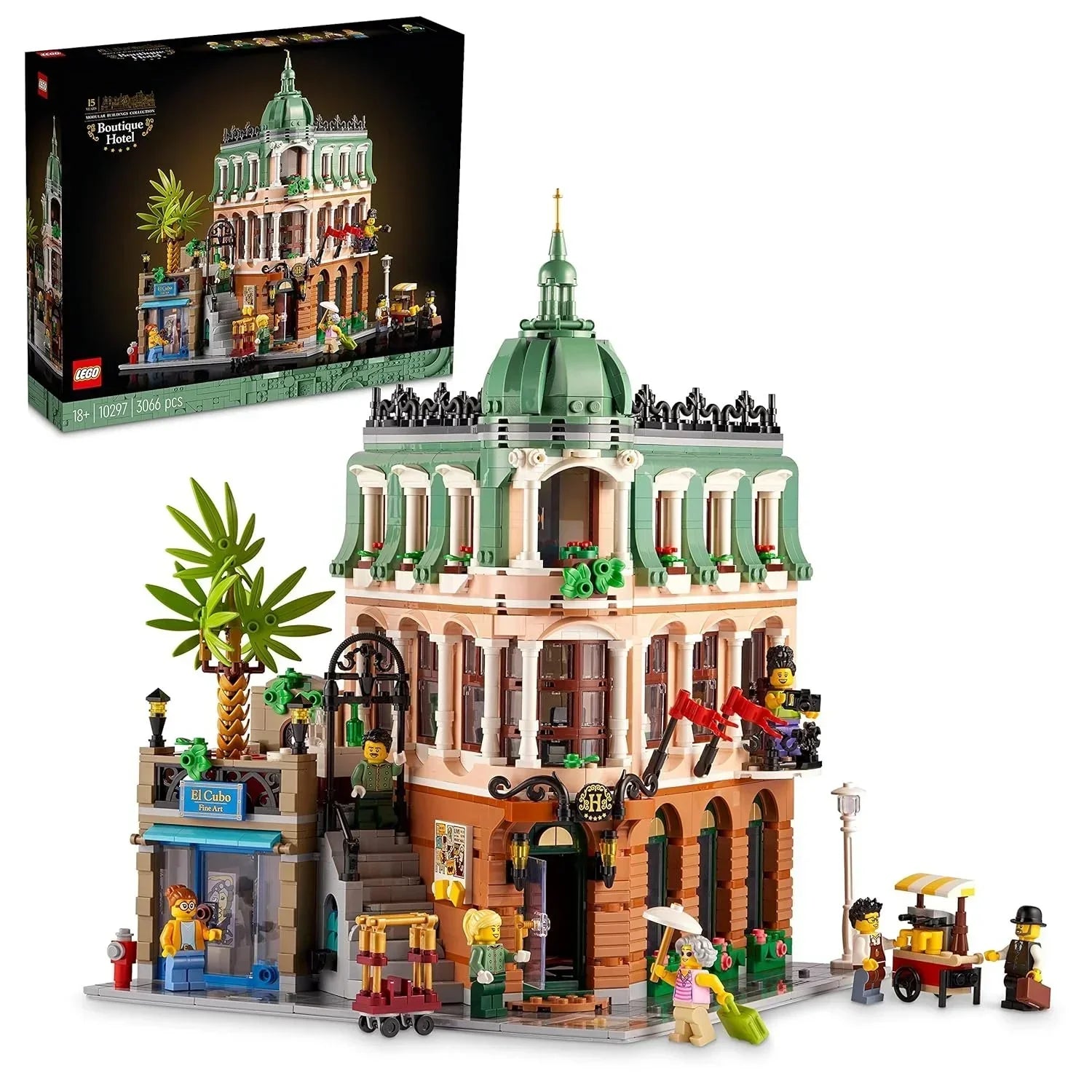 LEGO 10297 Boutique Hotel Building Kit (3,066 Pieces) - Jaiman Toys