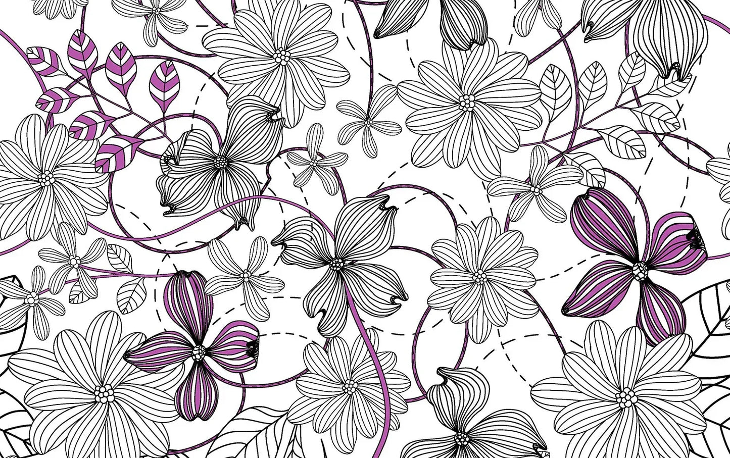 Flowers Adult Coloring Book: Relax and Free Your Mind (Inspired Coloring by Parragon) - Jaiman Toys