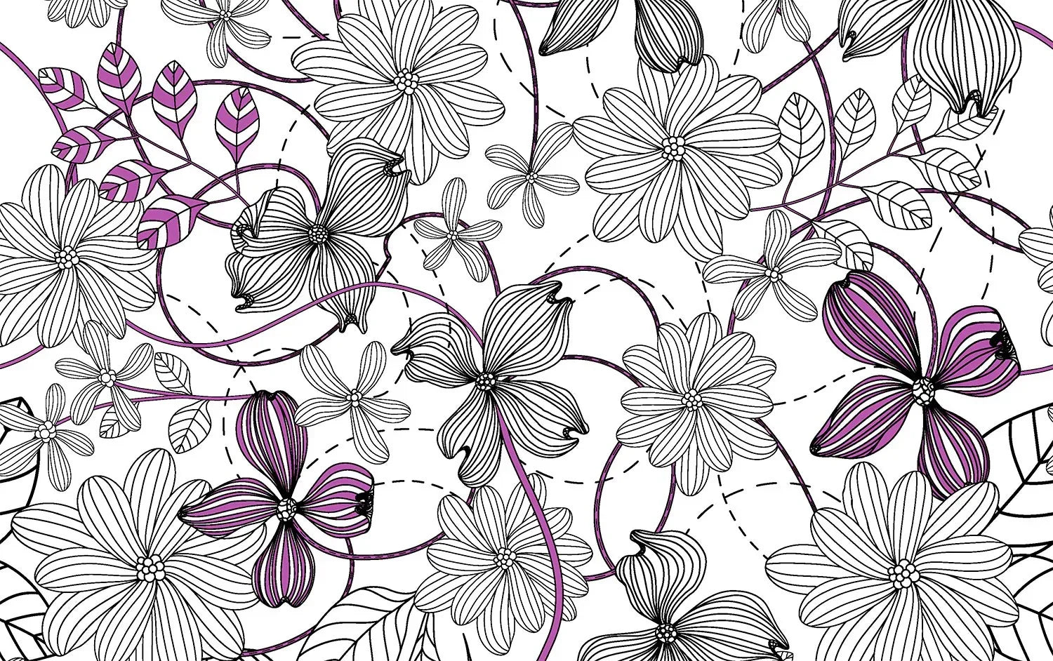 Flowers Adult Coloring Book: Relax and Free Your Mind (Inspired Coloring by Parragon) - Jaiman Toys