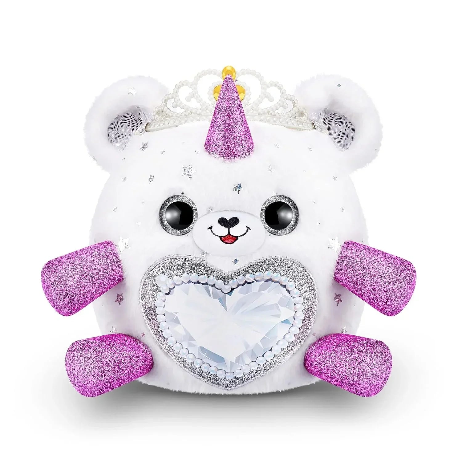 Rainbocorns Fairycorn Princess Surprise (Bear) by ZURU 11" Collectible Plush Stuffed Animal, Surprise Egg, Wearable Fairy Wings, Magical Fairy Princess, Ages 3+ for Girls, Children - Jaiman Toys
