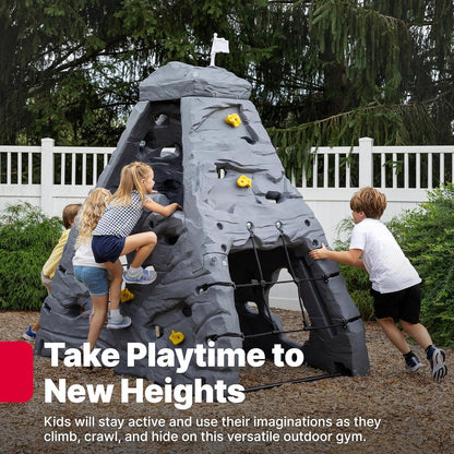 Step2 Skyward Summit – Gray Climber & Slide Playset - Jaiman Toys
