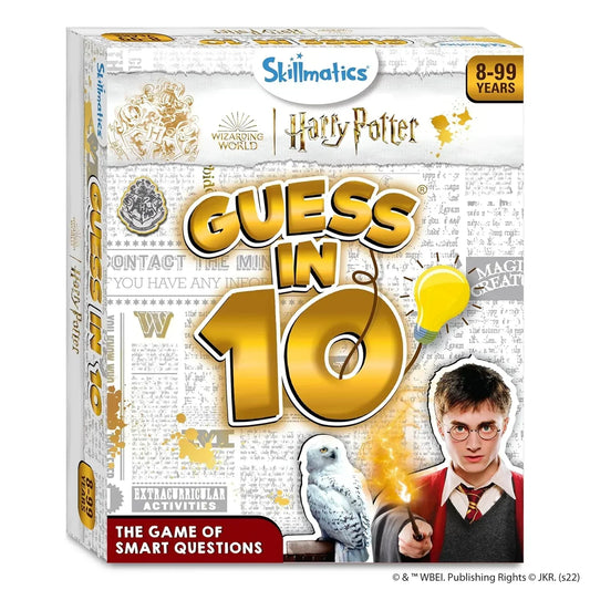 Skillmatics Card Game - Guess in 10 Harry Potter, Perfect for Boys, Girls, Kids, Families, Teens & Adults, Play with Wizards, Magic, Ron, Hermione, Dumbledore, Snape, Gifts for Ages 8, 9, 10 and Up - Jaiman Toys