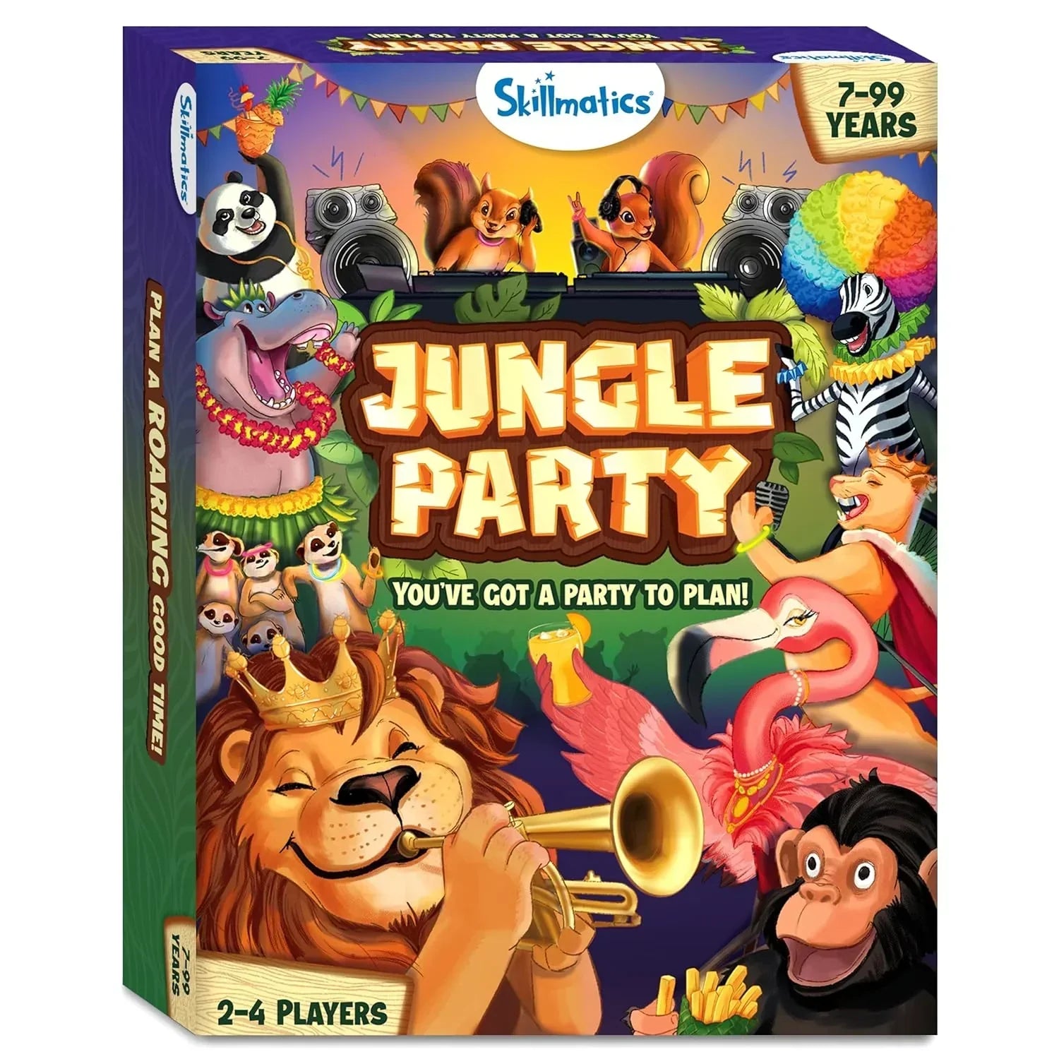 Skillmatics Card Game - Jungle Party, Fun Family Card Game of Strategy & Luck, Party Game, Gifts for Girls & Boys Ages 7, 8, 9 & Up,for kids - Jaiman Toys