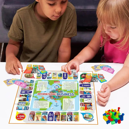 Ankit Toys International Business Board Game – 38×38 cm Global Trade Game for Kids & Families