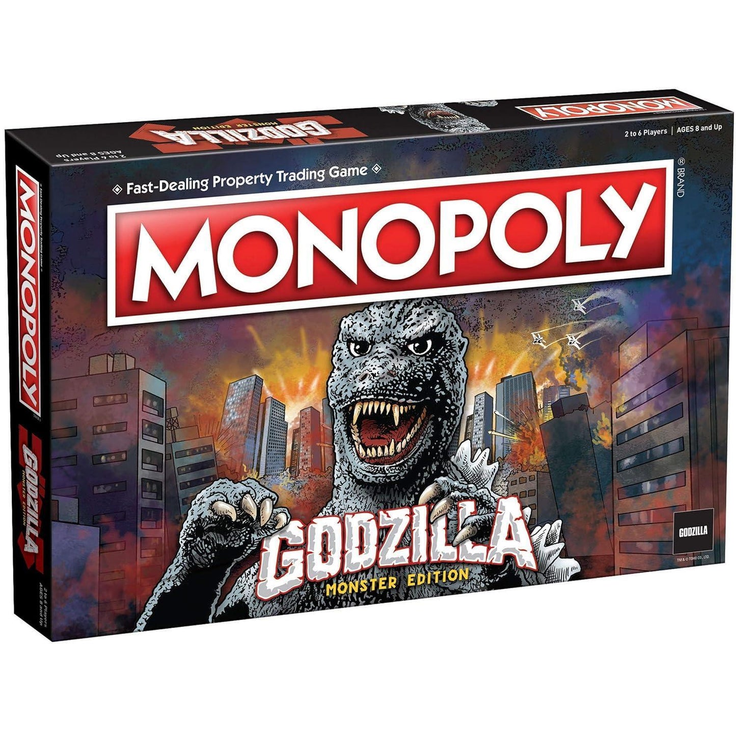 Monopoly: Godzilla Edition – Conquer Cities and Dominate the Kaiju Battle! (For 2-6 Players) - Jaiman Toys