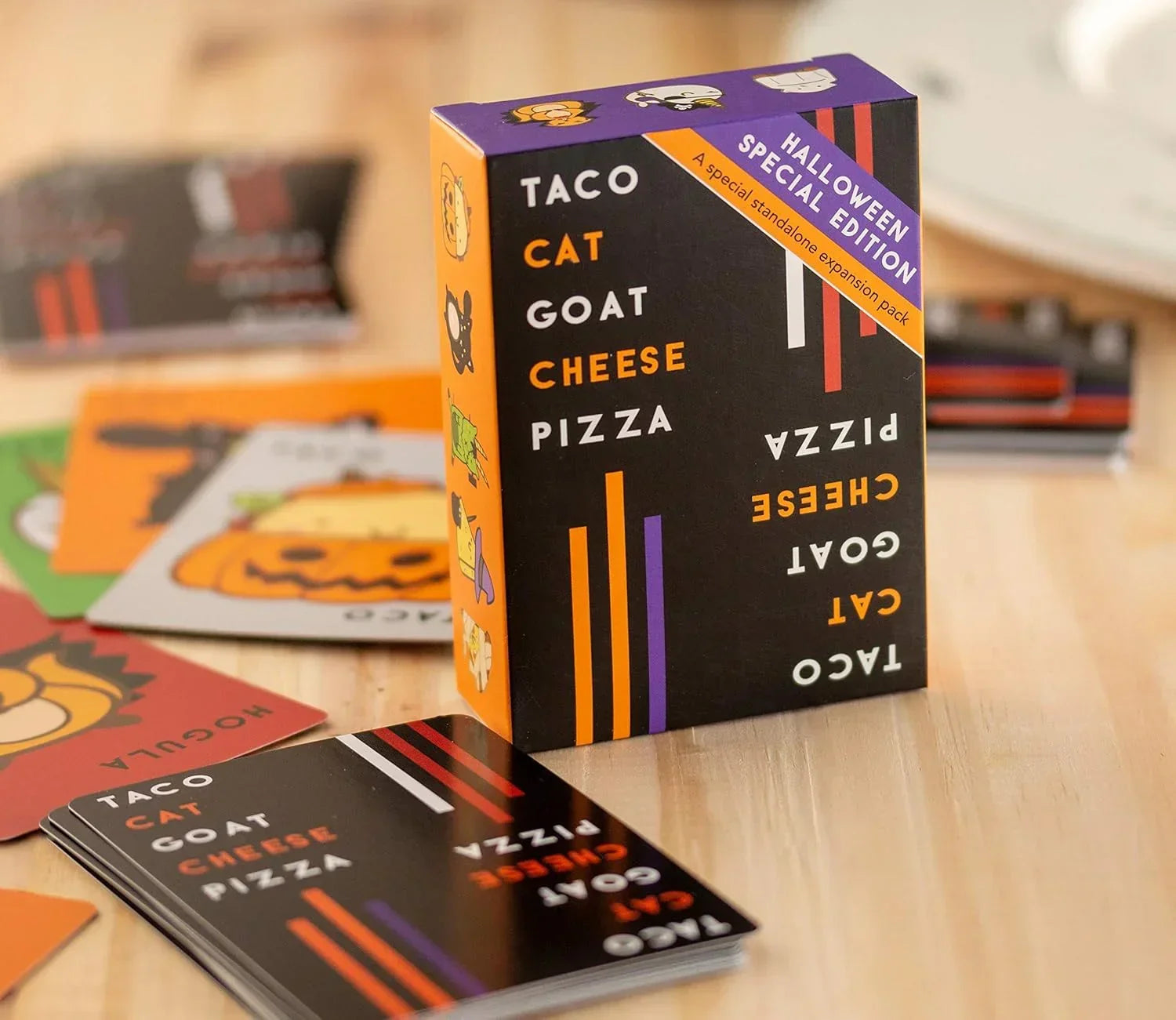 Taco Cat Goat Cheese Pizza Halloween Edition Board Game - Jaiman Toys