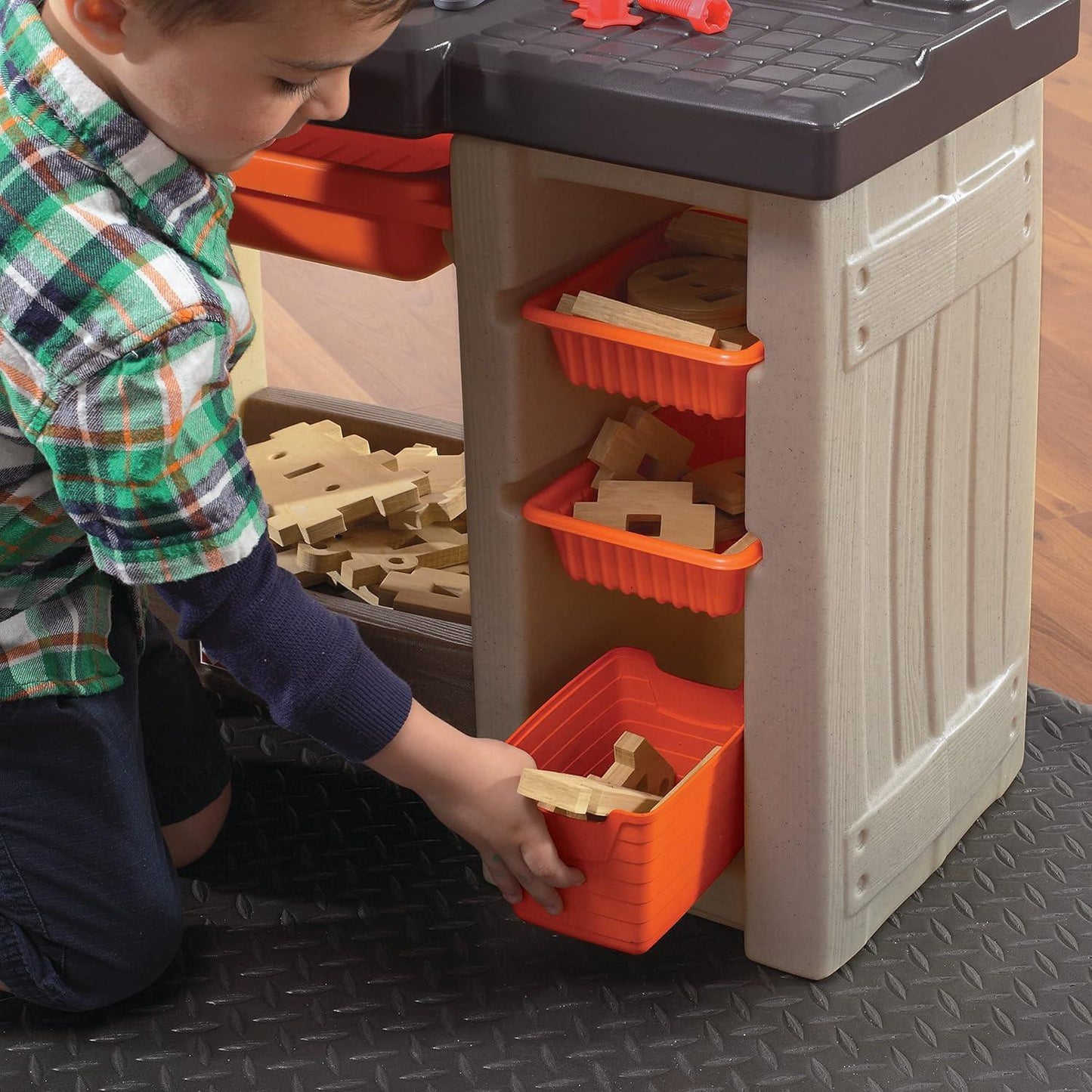 Step2 Handyman Kids Workbench – 30+ Tools & Accessories, Indoor/Outdoor Pretend Play - Jaiman Toys