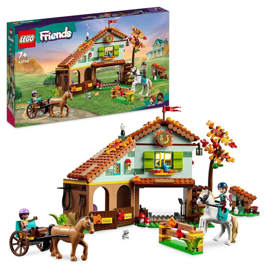LEGO Friends Autumn's Horse Stable 41745 Building Toy Set (545 Pcs),Multicolor - Jaiman Toys