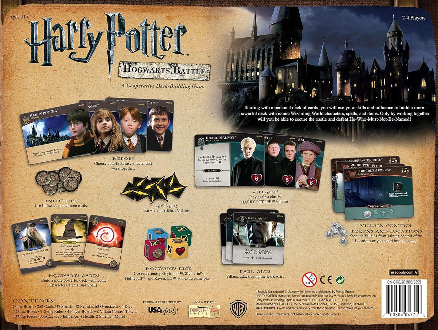 Harry Potter Hogwarts Battle A Cooperative Deck Building Game - Jaiman Toys