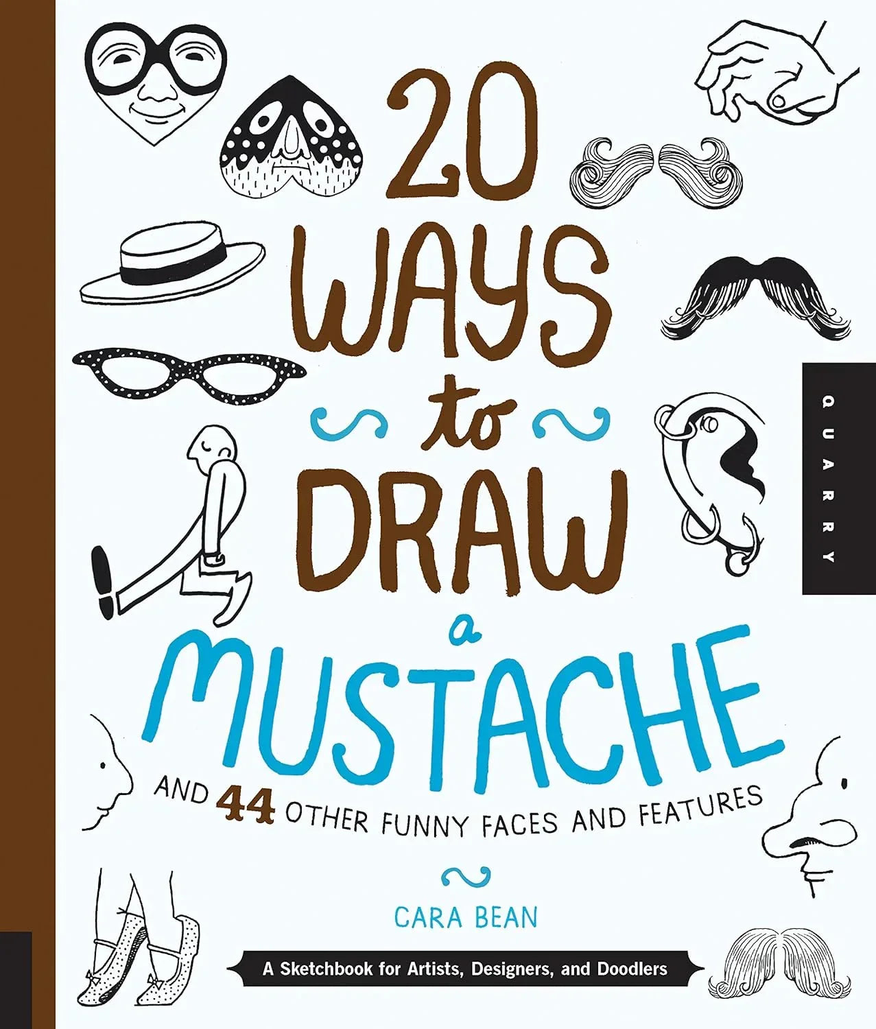 20 Ways to Draw a Mustache: A Funny Face Doodler’s Delight! (By Parragon) - Jaiman Toys
