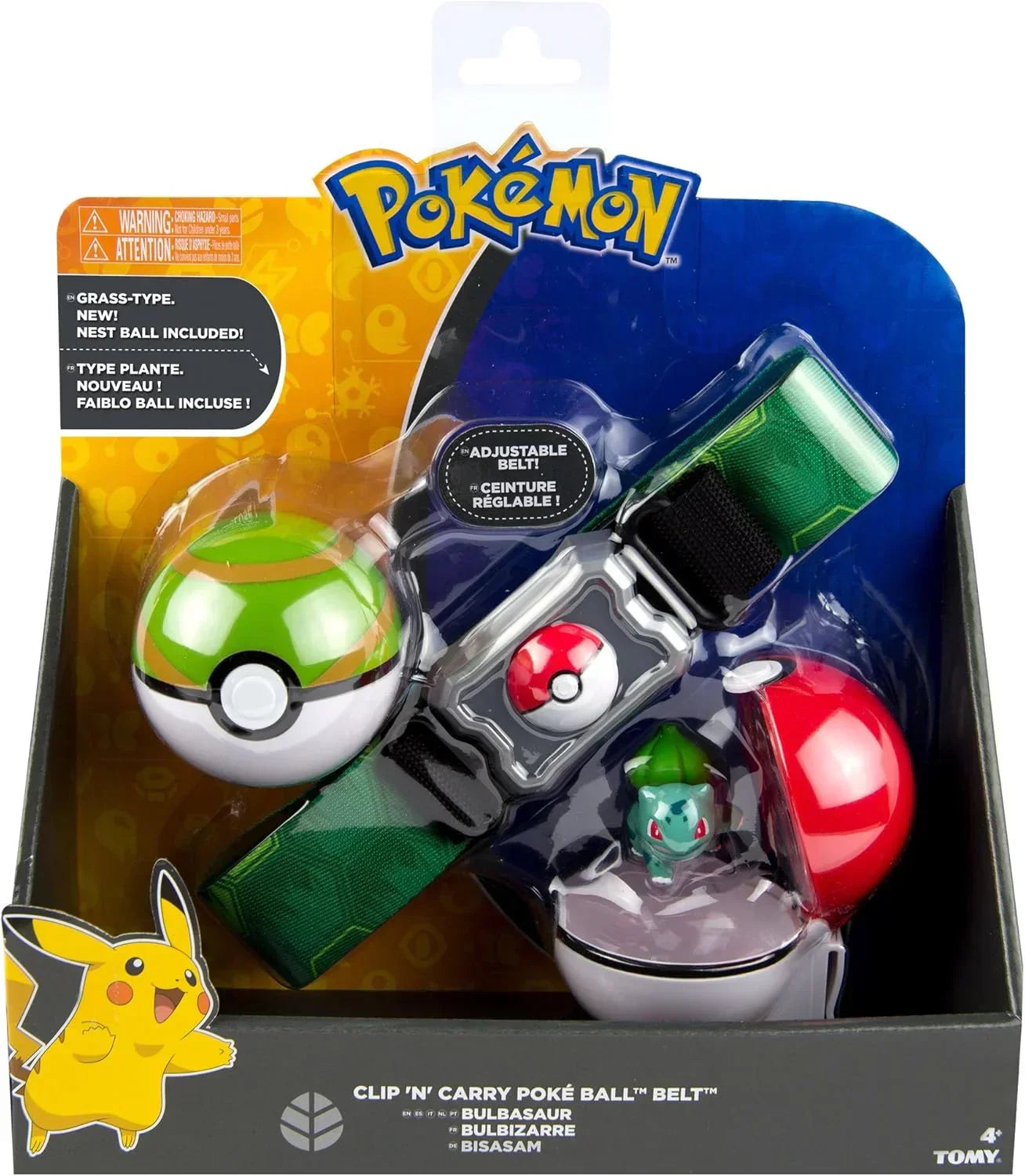 Action Set - Pokémon - Poké Ball Belt - BULBASAUR TOMYT19205 - Jaiman Toys