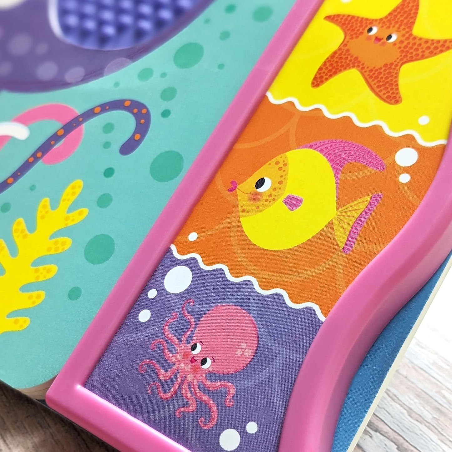 North Parade Touch and Feel in the Ocean Sound Book for Kids | Interactive Sensory Board Book with 5 Ocean Sounds