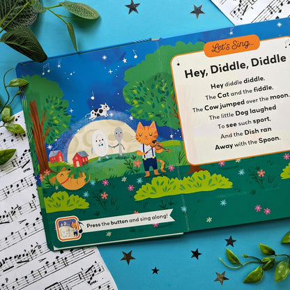 North Parade Let’s Sing: Hey Diddle Diddle & Other Fun Songs Sound Book for Kids | Interactive Musical Nursery Rhymes Book