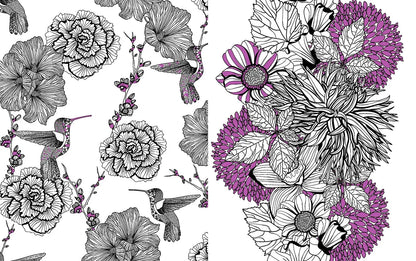 Flowers Adult Coloring Book: Relax and Free Your Mind (Inspired Coloring by Parragon) - Jaiman Toys