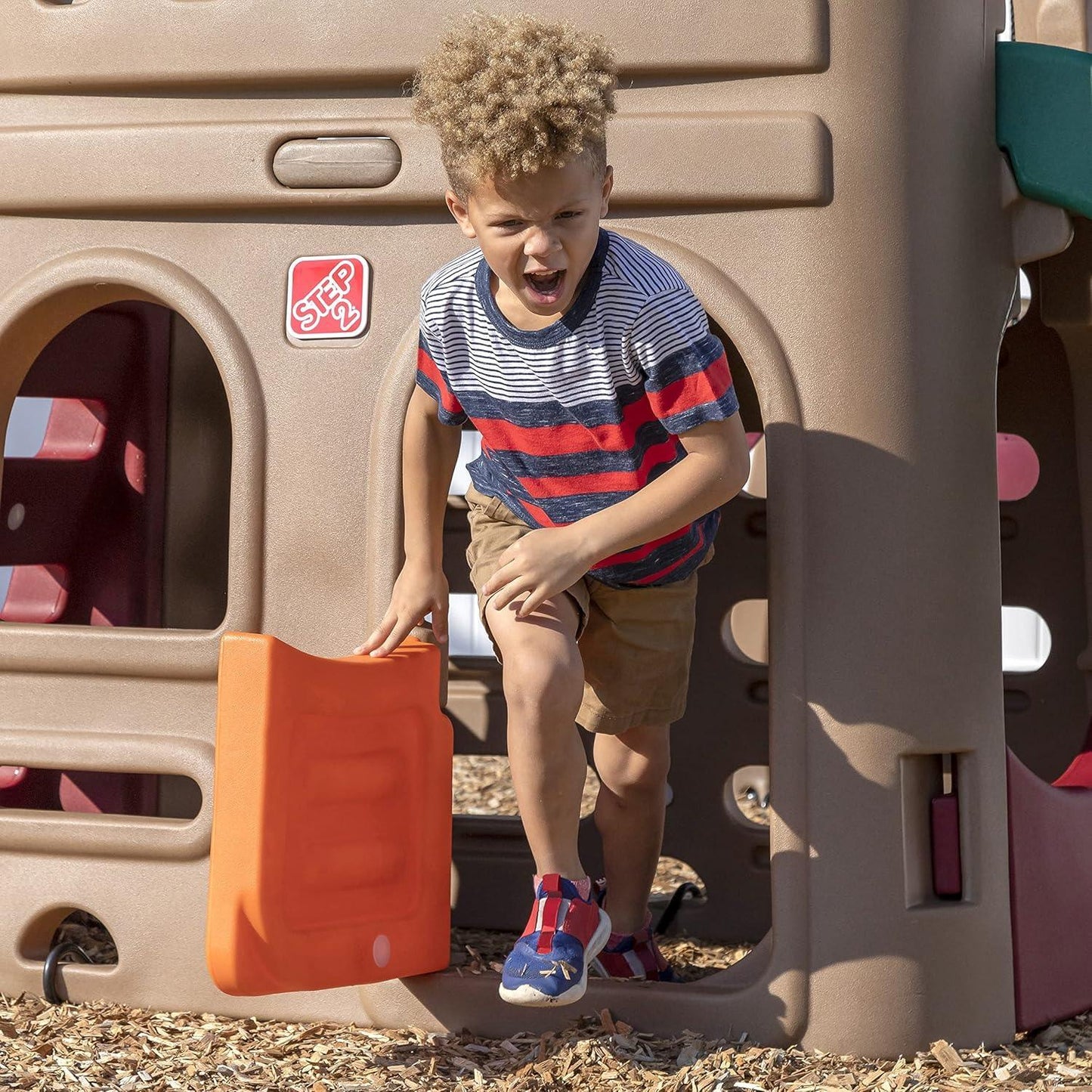 Step2 Naturally Playful Playhouse Climber & Swing Set Extension | Outdoor Playset for Kids - Jaiman Toys