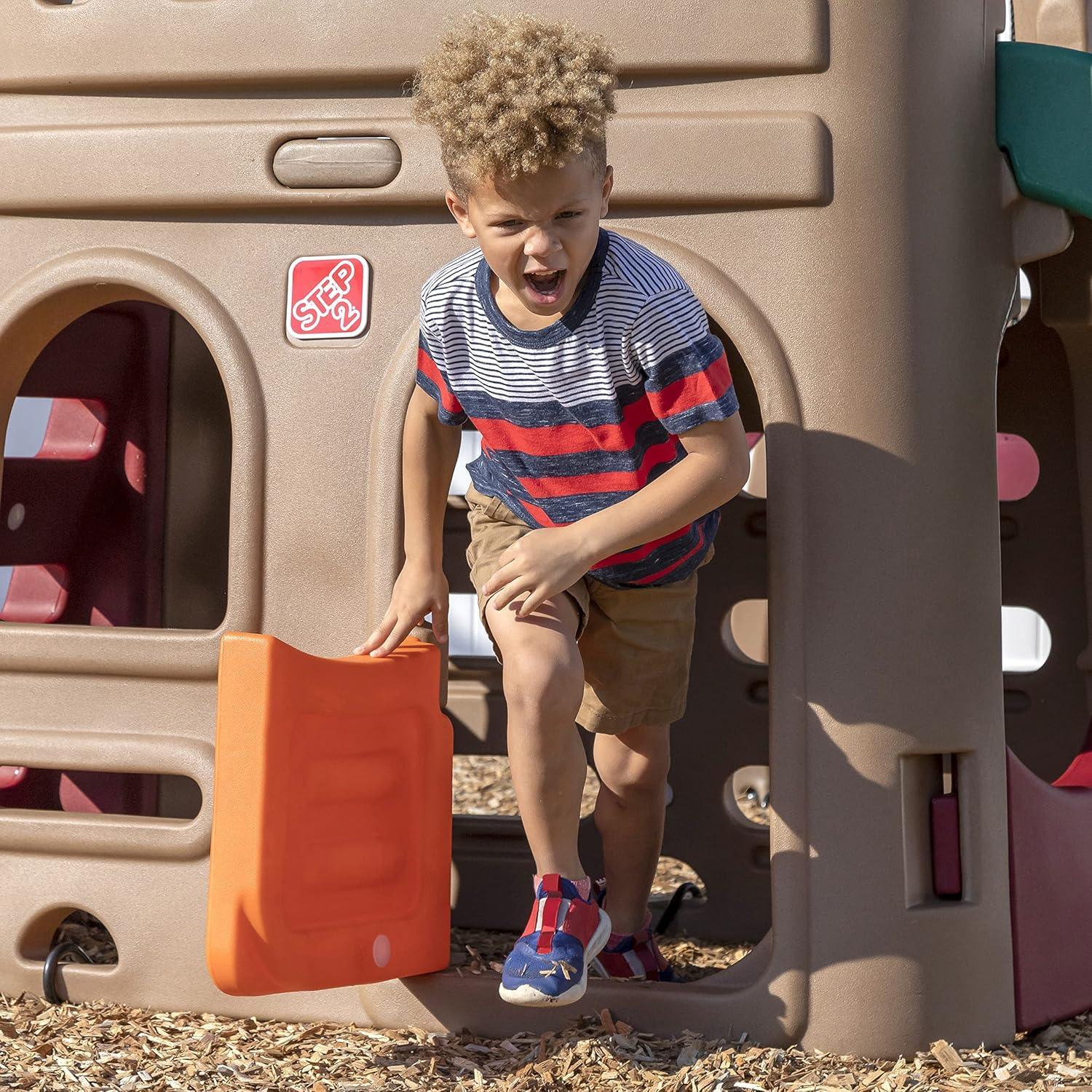 Step2 Naturally Playful Playhouse Climber & Swing Set Extension | Outdoor Playset for Kids - Jaiman Toys