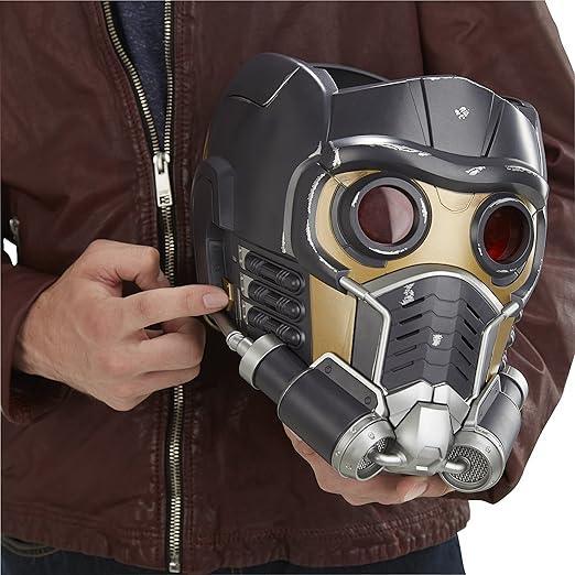 Hasbro Marvel Legends Star-Lord Electronic Helmet 1:1 Scale | Guardians of the Galaxy | Light & Sound