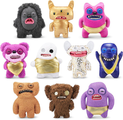 Fuggler Gold Fuggs by ZURU Funny Ugly Monster, Plush, Collectible, Toy (Mr Needles - Pants) - Jaiman Toys