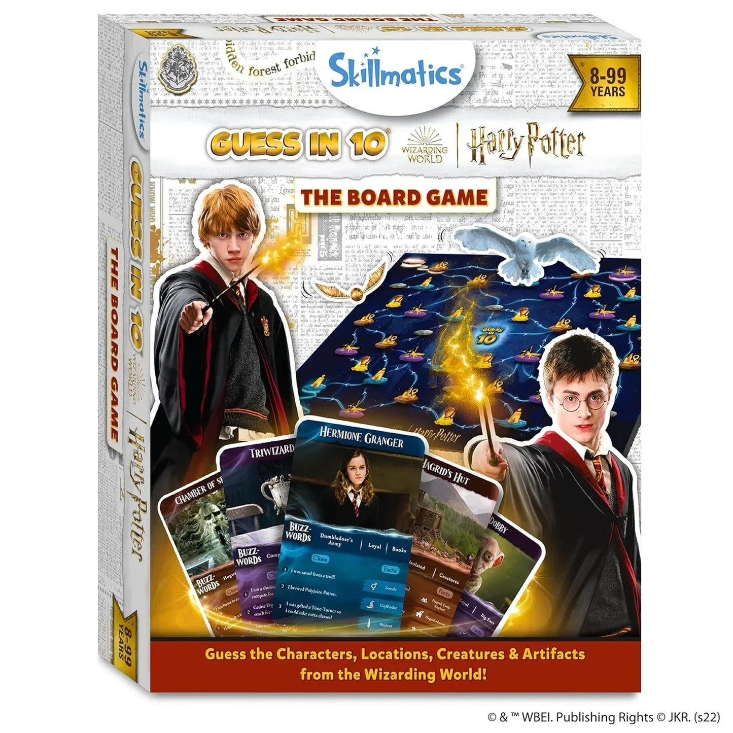 Skillmatics Harry Potter Board Game - Guess in 10, Gifts for 8 Year Olds and Up, Trivia and Strategy Game for Kids, Teens & Adults - Jaiman Toys