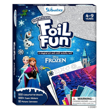 Skillmatics Paper Art & Craft Activity - Foil Fun Disney Frozen, Mess-Free Art for Kids, Craft Kits, DIY Creative Activity, Gifts for Girls & Boys Ages 4, 5, 6, 7, 8, 9, Multicolor - Jaiman Toys
