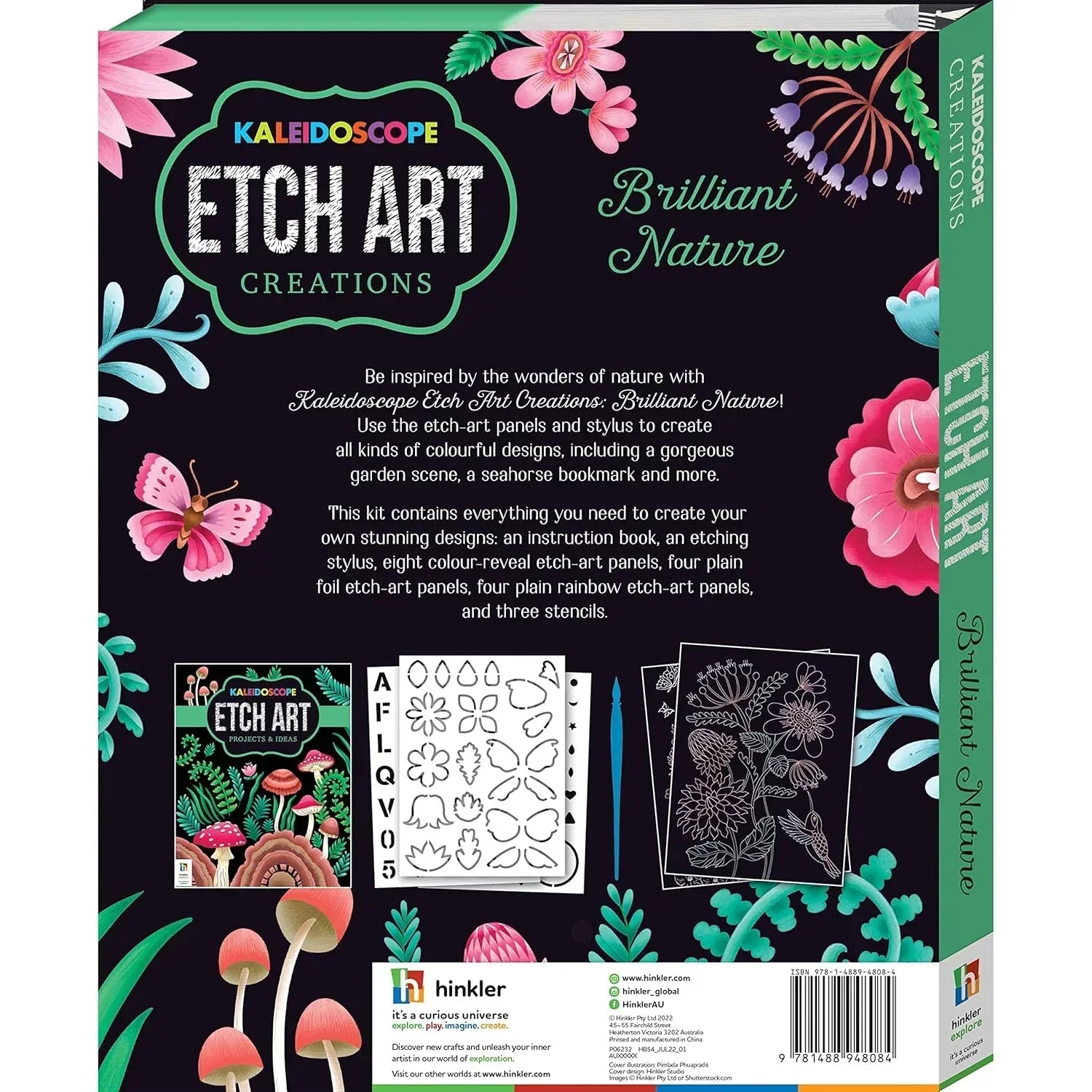 Kaleidoscope Etch Art Creations: Brilliant Nature - Jaiman Toys
