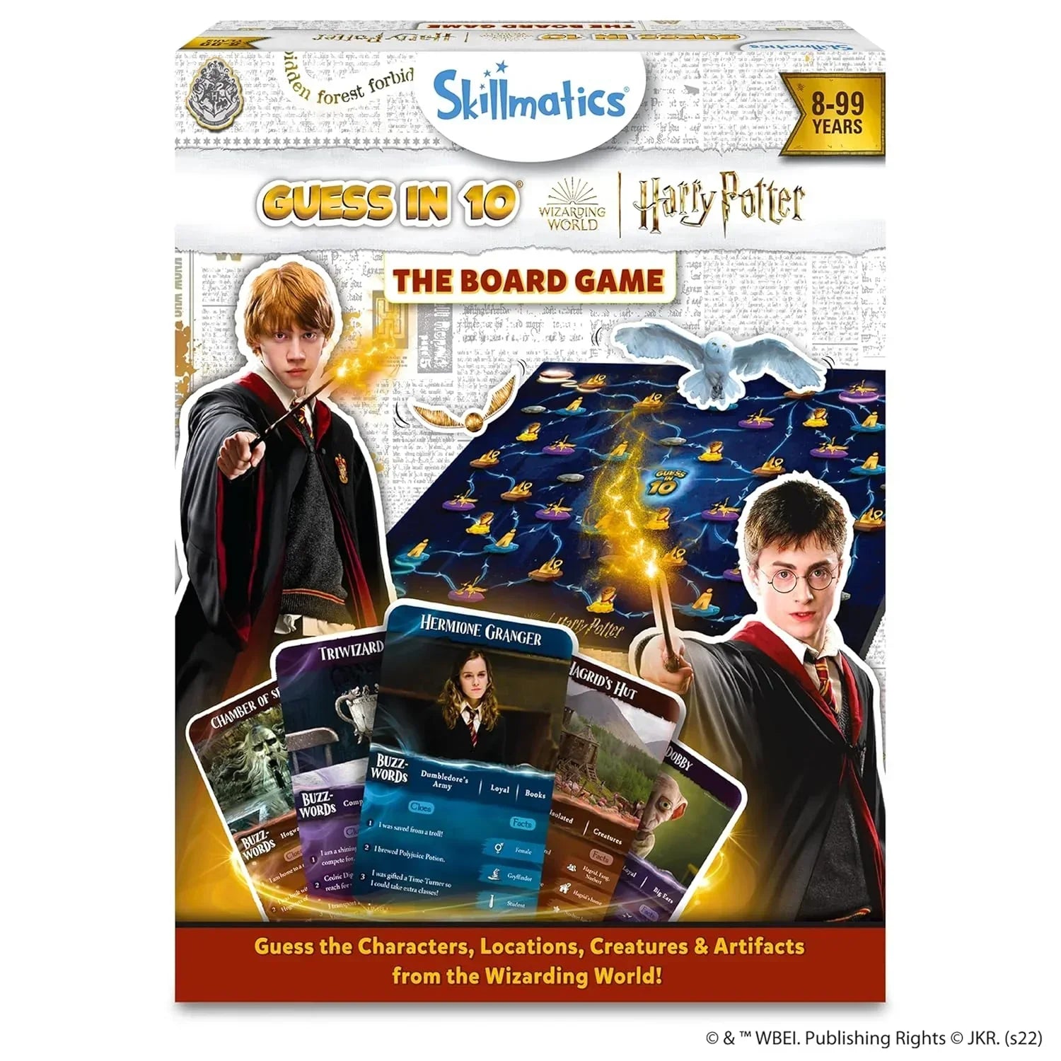 Skillmatics Harry Potter Board Game - Guess in 10, Gifts for 8 Year Olds and Up, Trivia and Strategy Game for Kids, Teens & Adults - Jaiman Toys