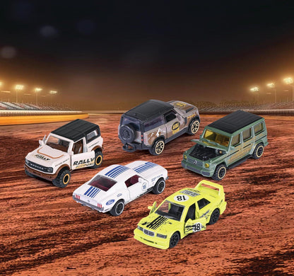 Majorette CastHeads Die-Cast Car Set (5 Cars) | Off-Road & Rally Vehicles | Metal Body | 1:64 Scale | 3+ Years