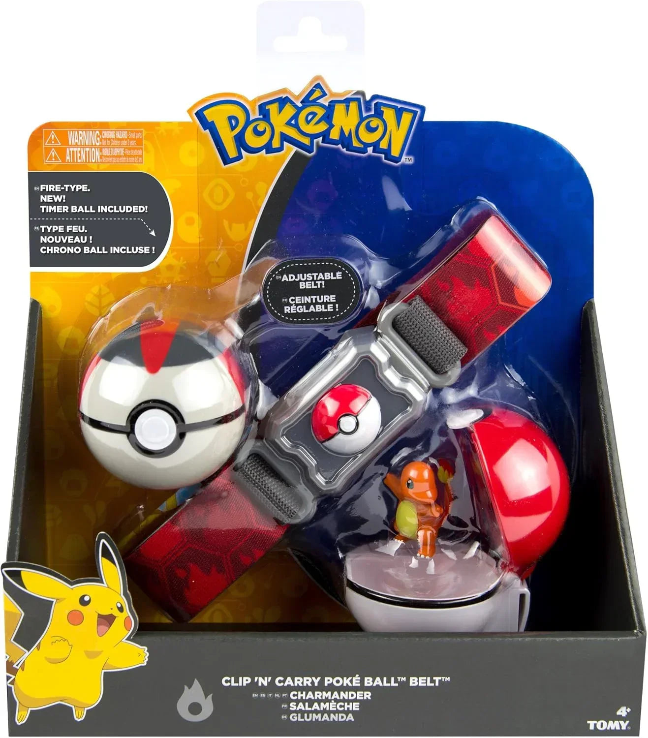 Action Set - Pokémon - Poké Ball Belt - Charmander - Sunny TOMYT19206 - Jaiman Toys