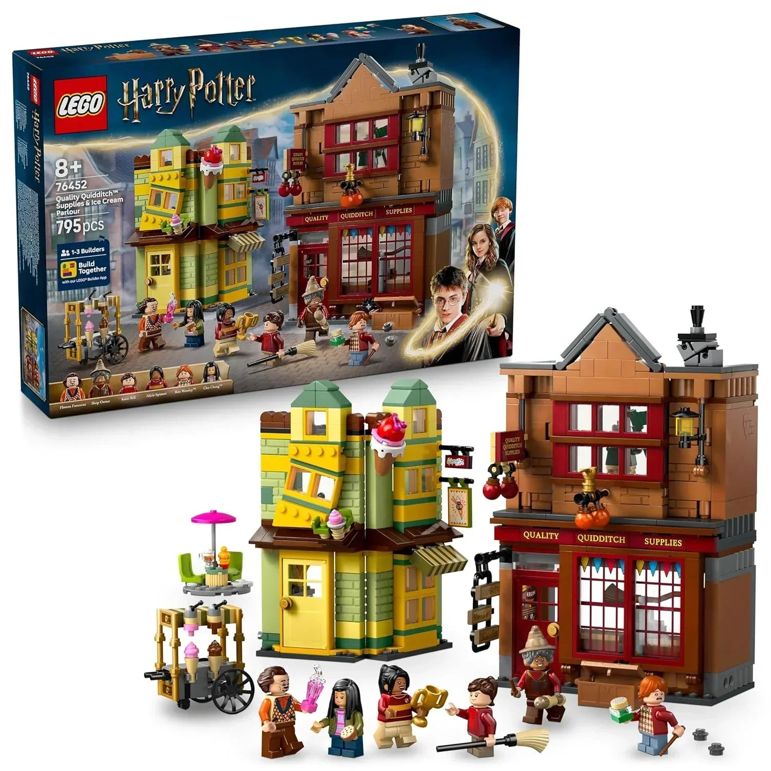 LEGO Harry Potter Quality Quidditch Supplies & Ice Cream Parlour Set 76452 Building Blocks Toys for 8+ Gift for Boys and Girls - Jaiman Toys