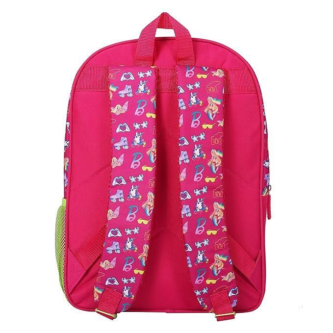 Striders Barbie Rainbow Backpack - 36 cm | Colorful & Stylish School Bag for Kids - Jaiman Toys
