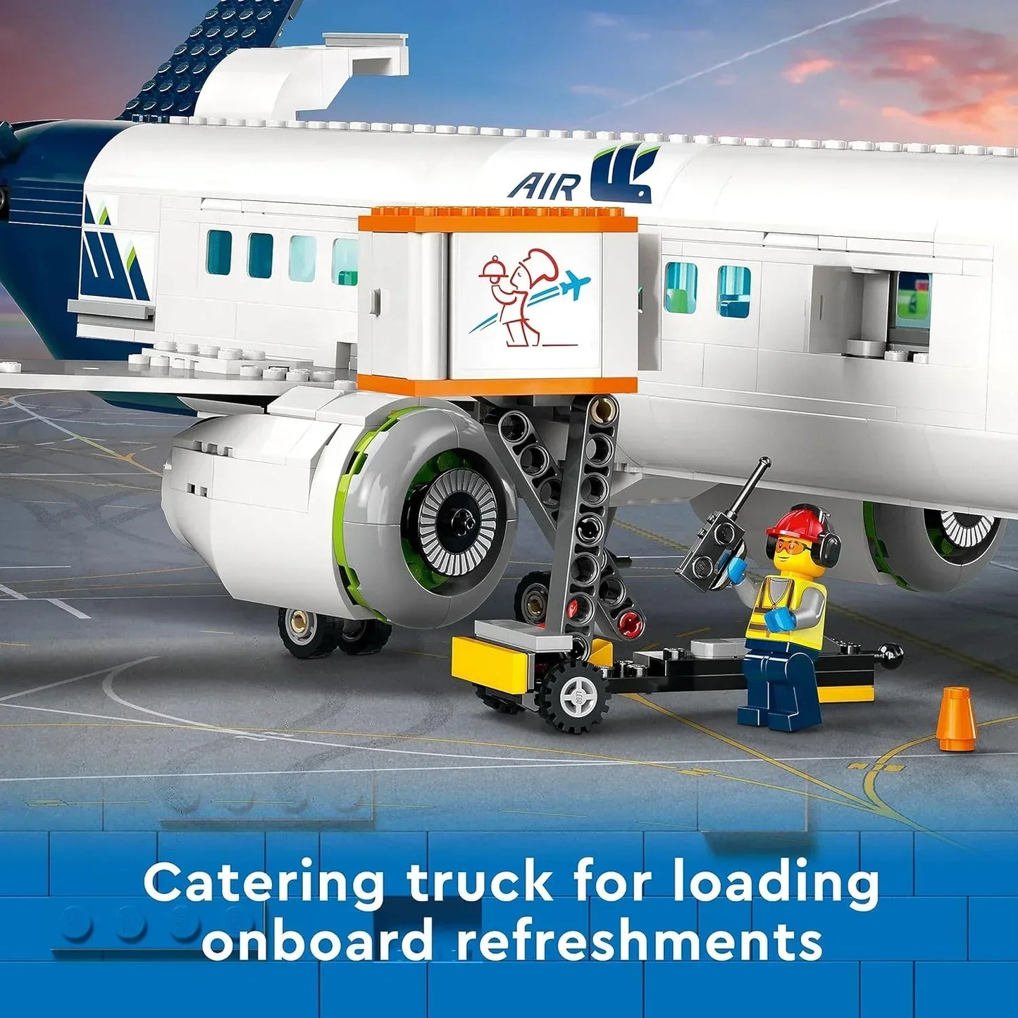 LEGO City Passenger Airplane 60367 Building (930 Pieces)