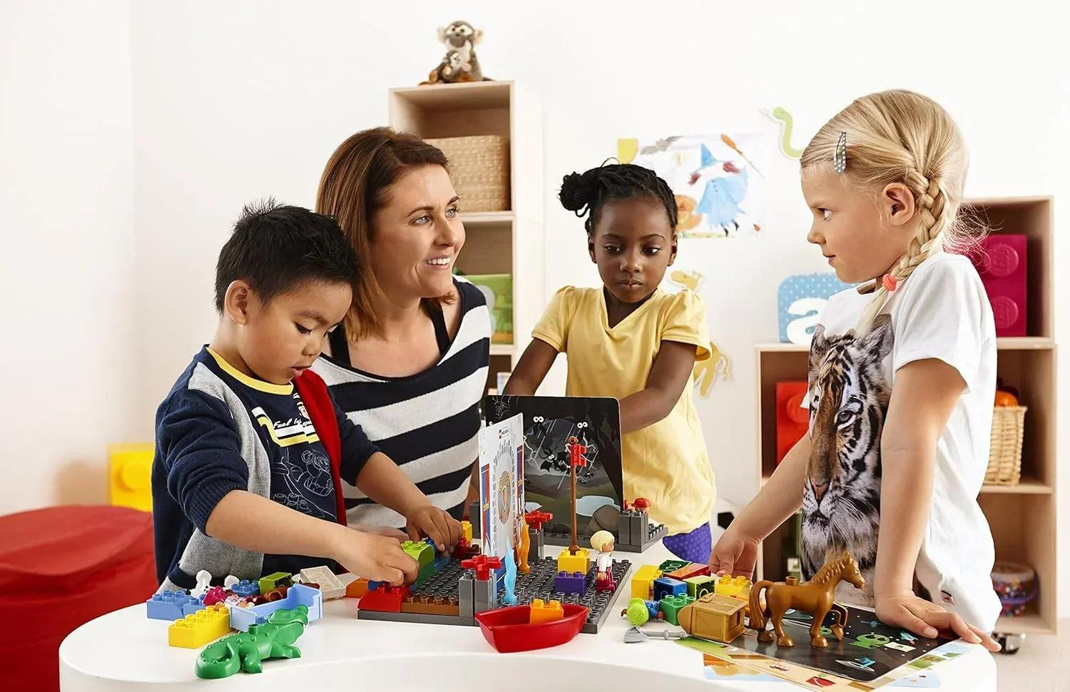 LEGO StoryTales DUPLO Brick Set 45005, Language Development Educational Toy for Girls and Boys Ages 3 and up (109 Pieces) - Jaiman Toys