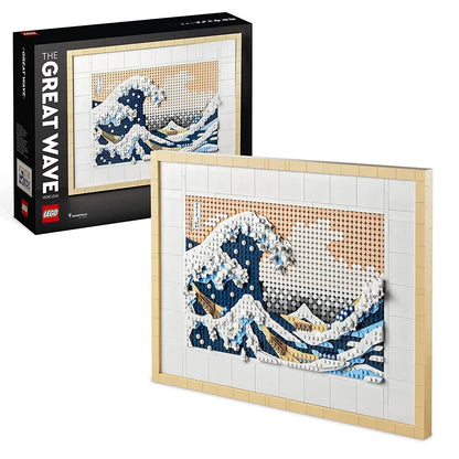 (Box Damage) LEGO 31208 Art Hokusai  The Great Wave Building Kit (1,810 Pieces) - Jaiman Toys