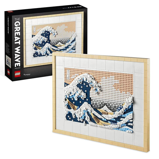 (Box Damage) LEGO 31208 Art Hokusai  The Great Wave Building Kit (1,810 Pieces) - Jaiman Toys