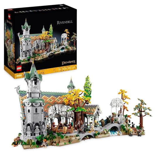 LEGO 10316 Icons Rivendell Building Model Kit :The Lord of The Rings: for Adults, Construct and Display a Middle-Earth Valley - Jaiman Toys