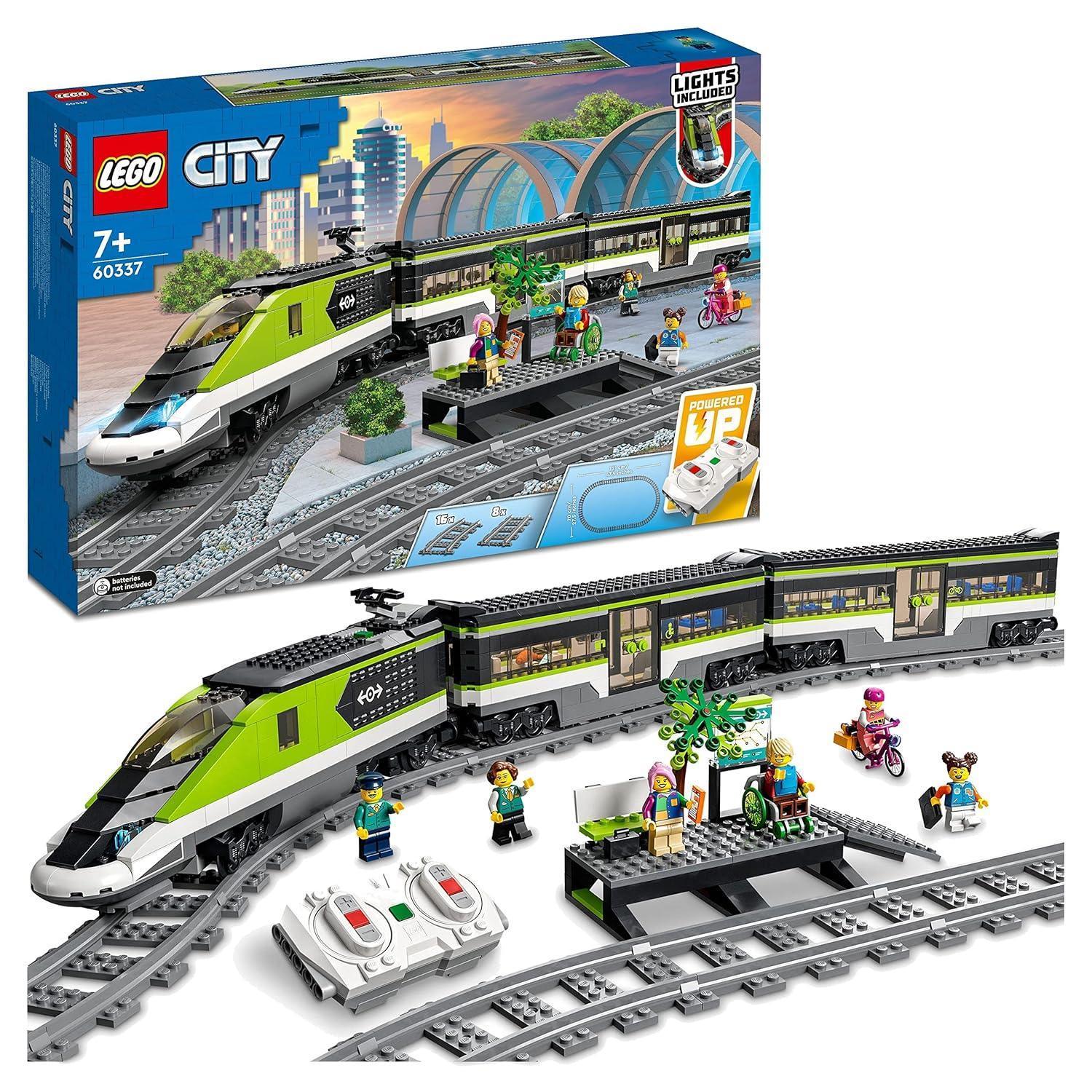  LEGO City Express Passenger Train 60337 Building Kit (764 Pieces) - Jaiman Toys