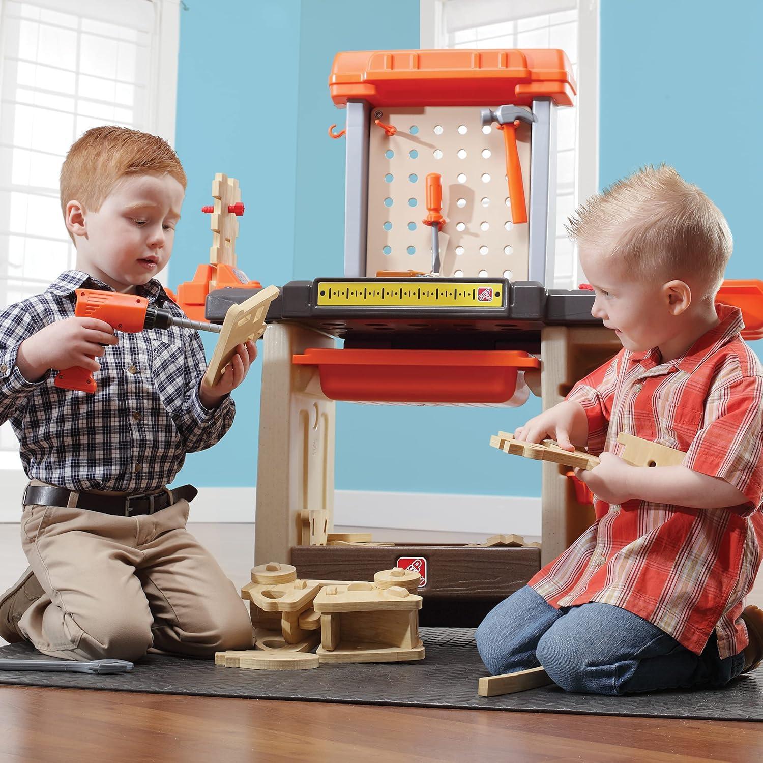 Step2 Handyman Kids Workbench – 30+ Tools & Accessories, Indoor/Outdoor Pretend Play - Jaiman Toys