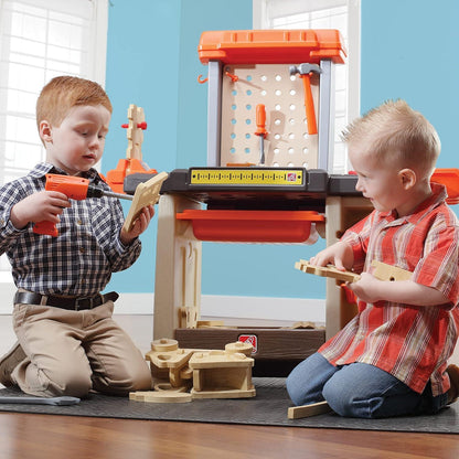 Step2 Handyman Kids Workbench – 30+ Tools & Accessories, Indoor/Outdoor Pretend Play - Jaiman Toys