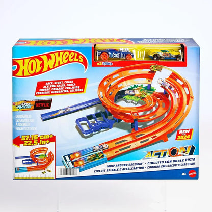 Hot Wheels Extreme Loop Circuit Set – 2 Cars, High-Speed Loops, Easy Storage! - Jaiman Toys