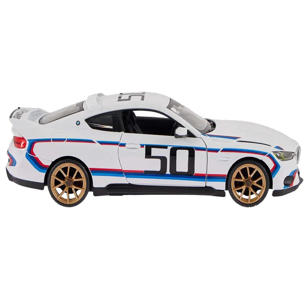 RASTAR 1:14 Scale BMW 3.0 CSL Remote Control Car – High-Performance RC Sports Car with 2.4GHz Control, Functional LED Lights & Realistic Design (White) | Model 6930751324039 - Jaiman Toys