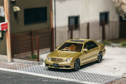 Tarmac Works GLOBAL64 1:64 CLDC Mercedes-Benz S-Class Wald Gold Special Edition Diecast Model Car (T64G-072-GO)