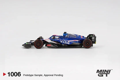 Mini GT 1:64 Racing Duo Diecast Set – RB VCARB F1 Ricciardo Bahrain GP 2024 Diecast Car