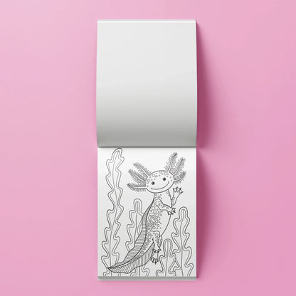 Kaleidoscope Colouring Kit: Axolotls - Jaiman Toys