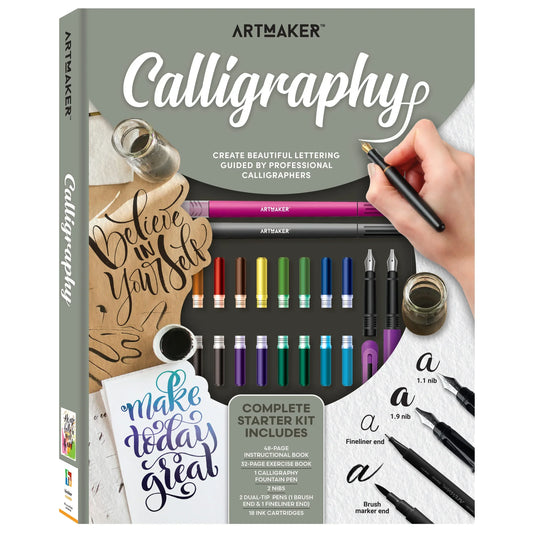 Art Maker Calligraphy Kit - Crafts for Adults - Jaiman Toys
