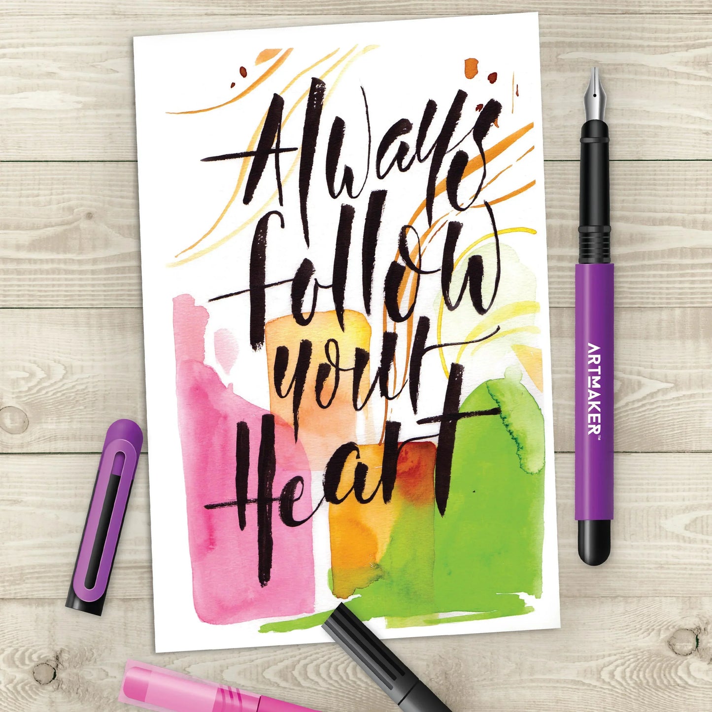 Art Maker Calligraphy Kit - Crafts for Adults - Jaiman Toys