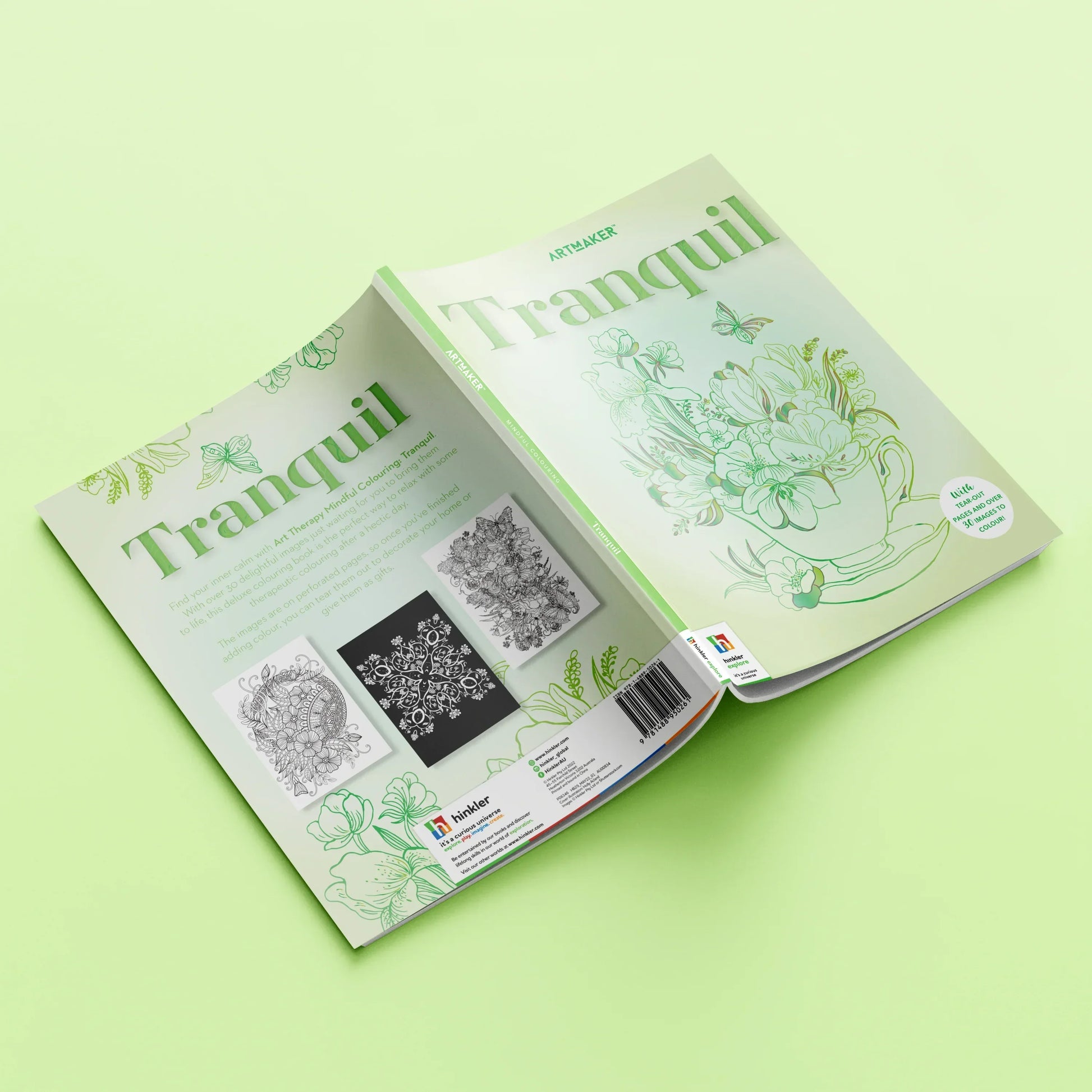 Art Maker Mindful Colouring: Tranquil – Find Your Calm (By Hinkler) - Jaiman Toys
